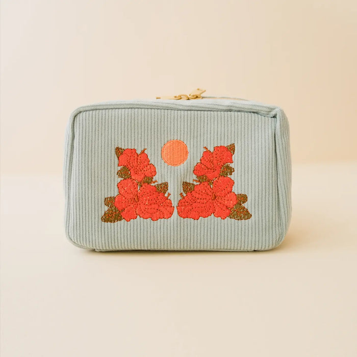 Cai and Jo Corduroy Make up Bag