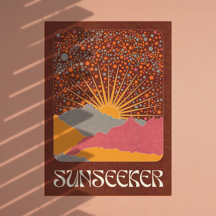 Retro Sunseeker Print A3
