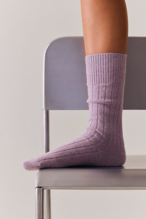 Pairs Soft Merino Socks Palma Violet