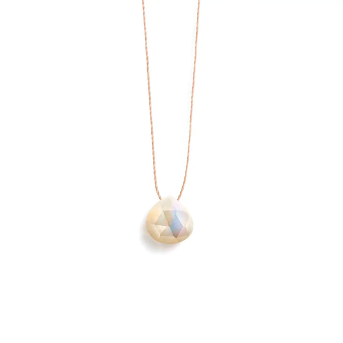 Mother of Pearl Cord Necklace