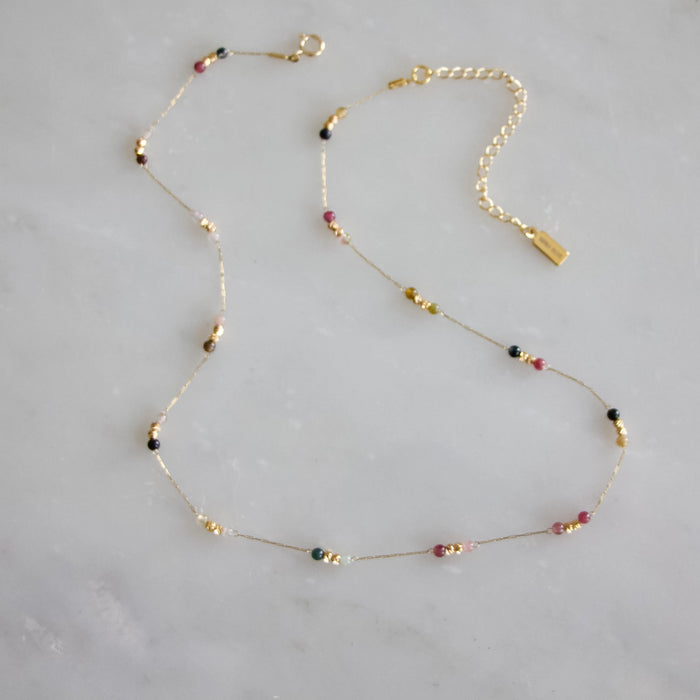 Gemstone Gold Plated Necklace