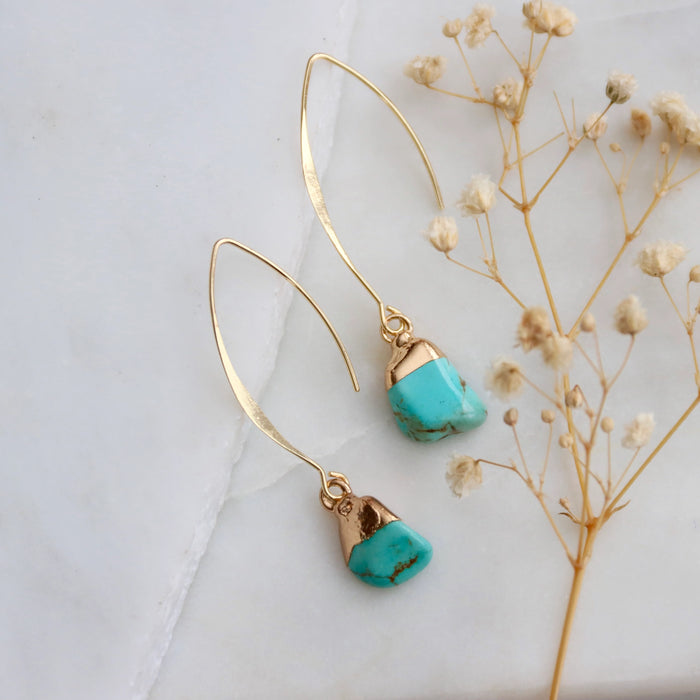 Turquoise Drop Earrings