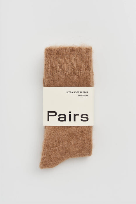 Pairs Soft Alpaca Socks Biscuit