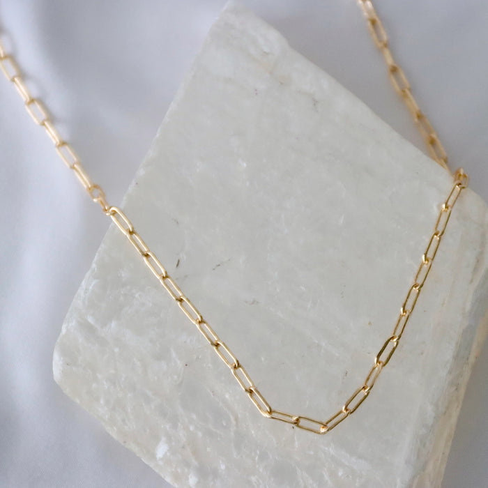 Paperchain Gold Plated Necklace
