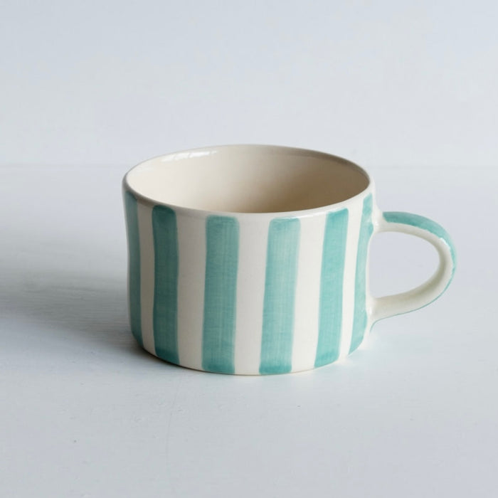 Musango Large Mug Mint Stripe