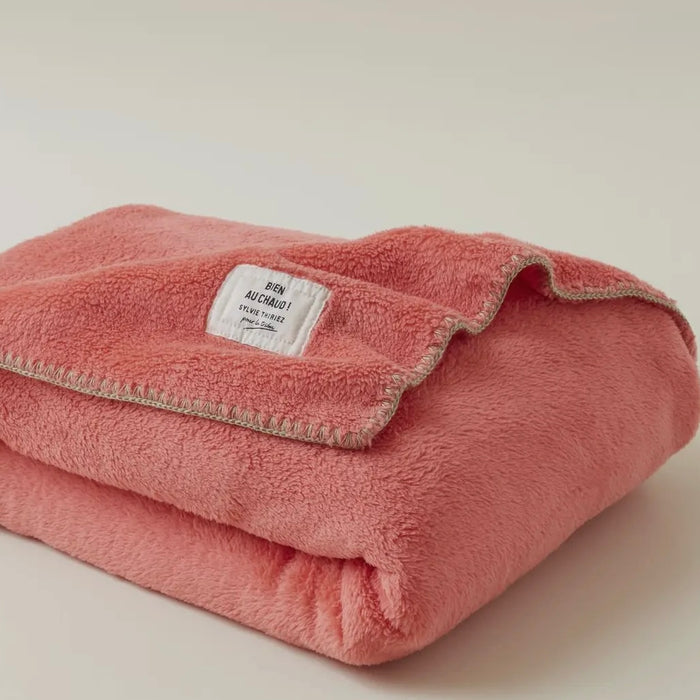 Soft Fleece Throw Rose