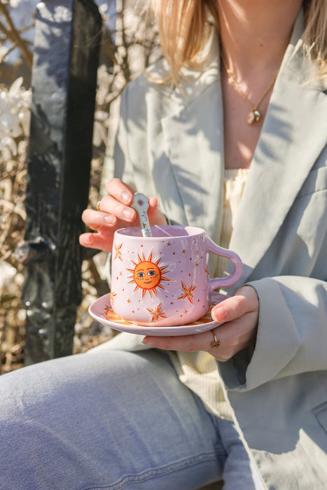 Lilac Mug with Sunshine