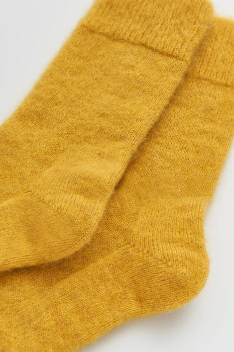 Pairs Soft Alpaca Socks Dandelion