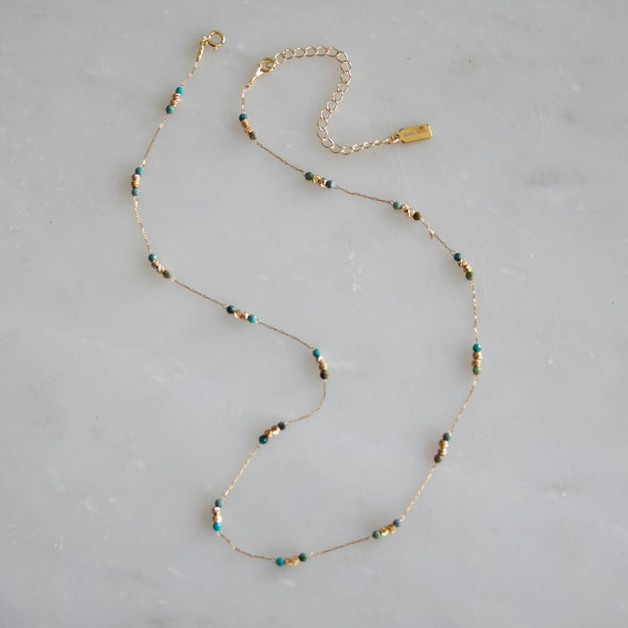 Gemstone Gold Plated Necklace