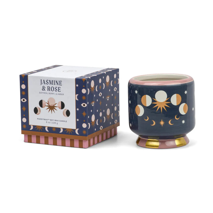 Paddywax Moon Phase Ceramic Candle