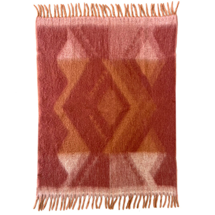 Soft Recycled Zapotec Throw Spicy Red