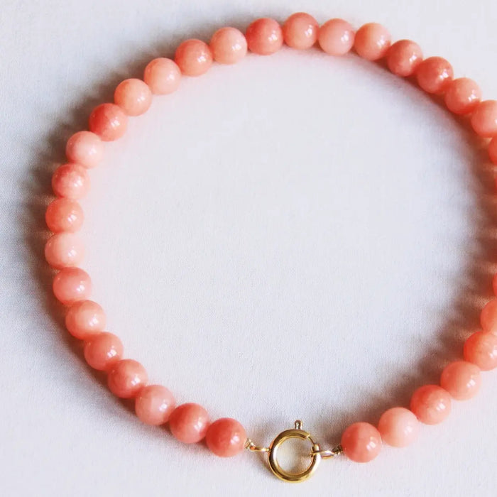 Natural Stone Beaded Necklace