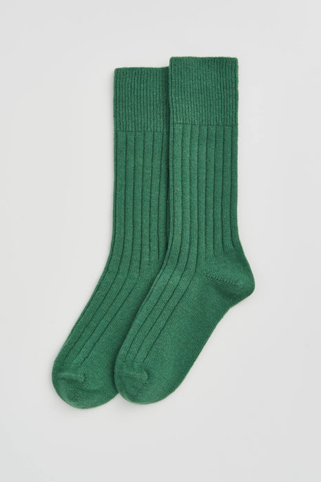 Pairs Soft Merino Socks Village Green