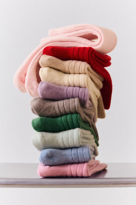 Pairs Soft Merino Socks Milky Tea