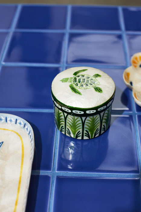 Atlantic Turtle Round Box