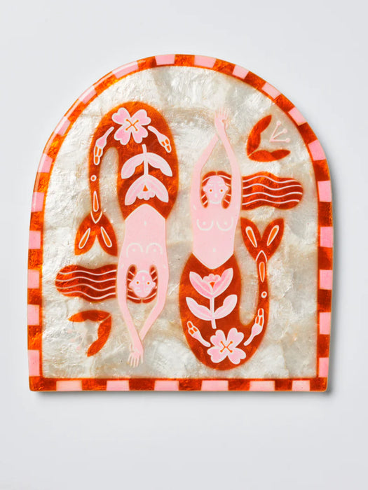 Sunshimmer Mermaid Shell Wall Tile
