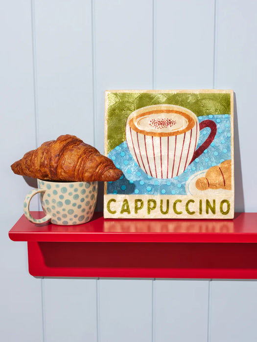 PREORDER Barista Cappuccino Shell Wall Tile