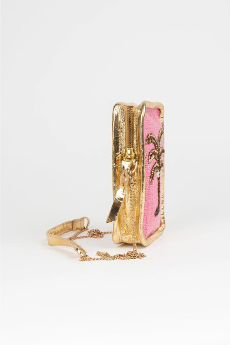 Palms Pink Cross Body Bag