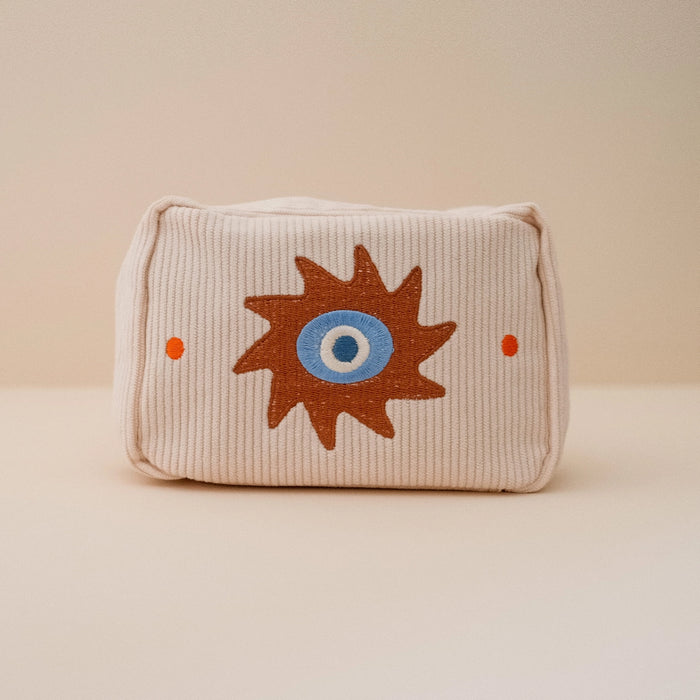 Cai and Jo Corduroy Make up Bag