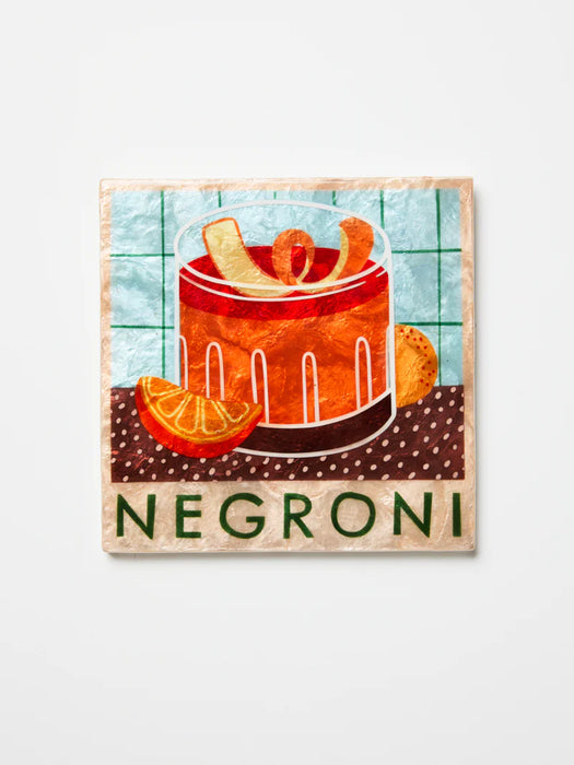 Happy Hour Negroni Shell Wall Tile