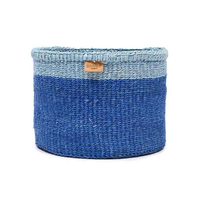Colour Block Basket Blue