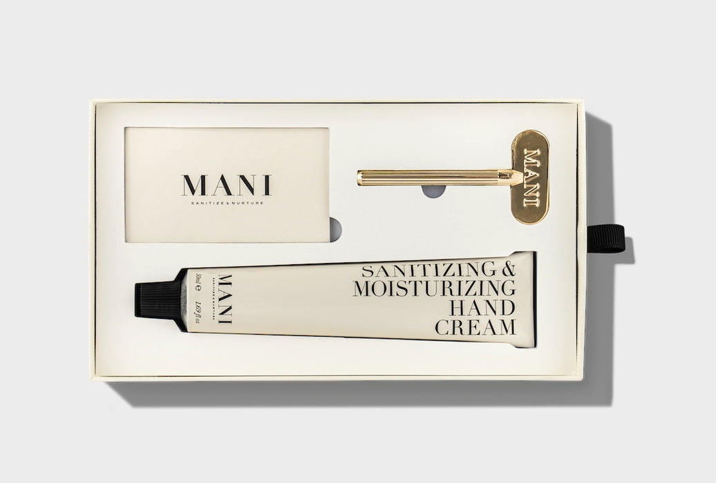 Mani Sanitizing and Moisturising Handcream Set