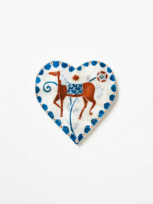 Paloma Horse Heart Shell Wall Tile