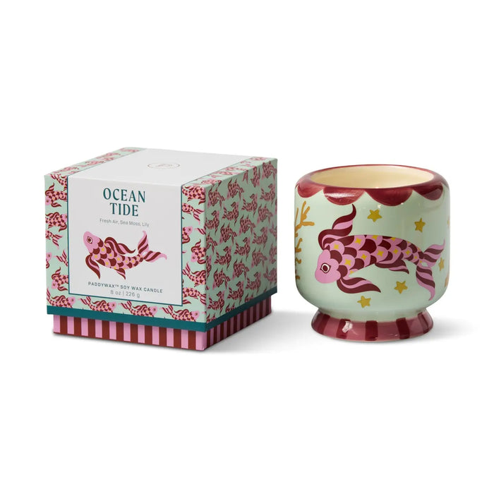 Paddywax Seasalt and Sage Ceramic Candle