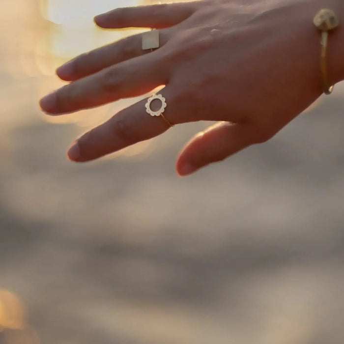 Gold Plated Inkesan Ring