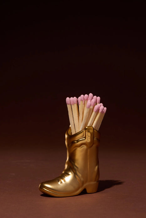 Paddywax Nashville Ceramic Boot and Matches