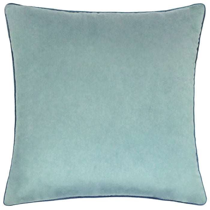 Velvet Cushion Soft Teal