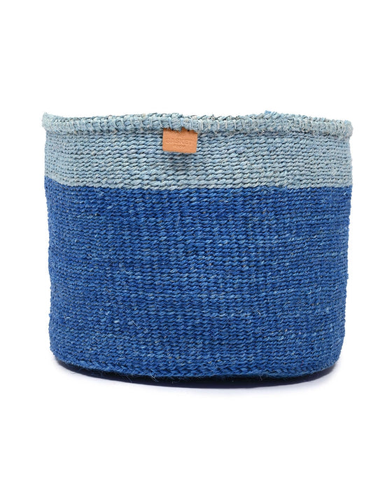 Colour Block Basket Blue
