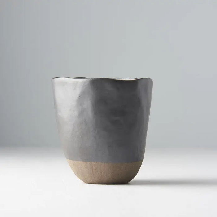 Japanese Lopsided Mug Grey