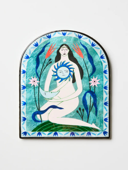 Fable Goddess Shell Wall Tile