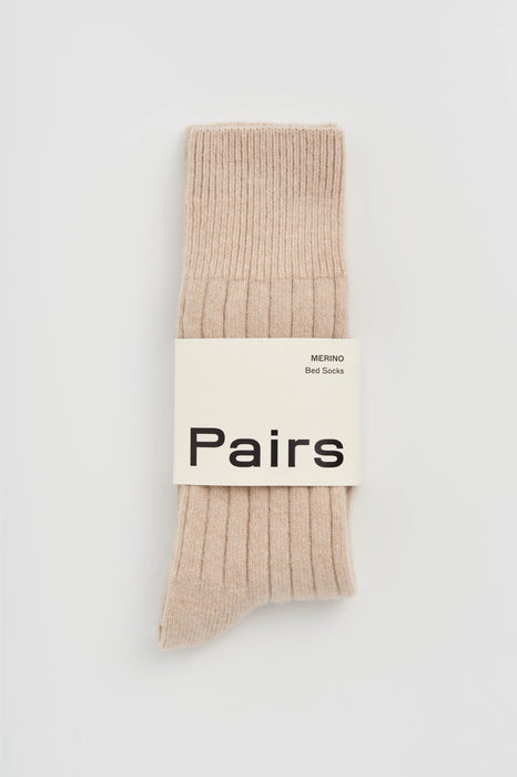 Pairs Soft Merino Socks Milky Tea