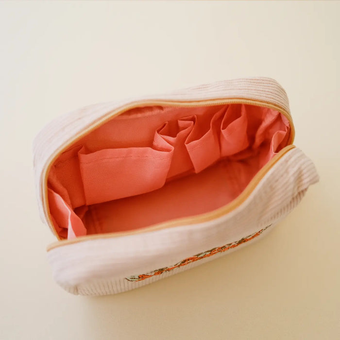 Cai and Jo Corduroy Make up Bag