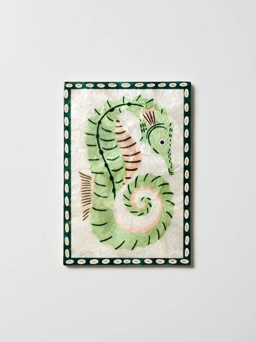 Preorder 1 week Mariner Seahorse Shell Tile