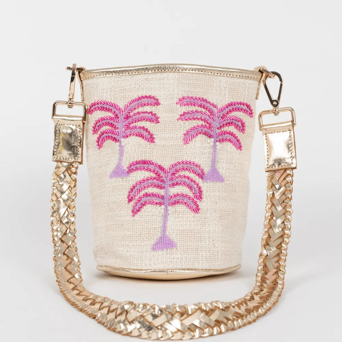 Pink Palm Bag