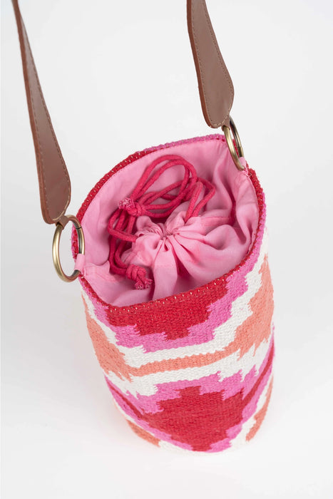 Yucatan Pink Bucket Bag
