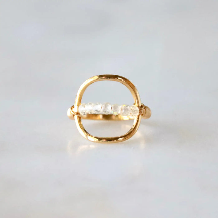 Lemon Quartz Ring
