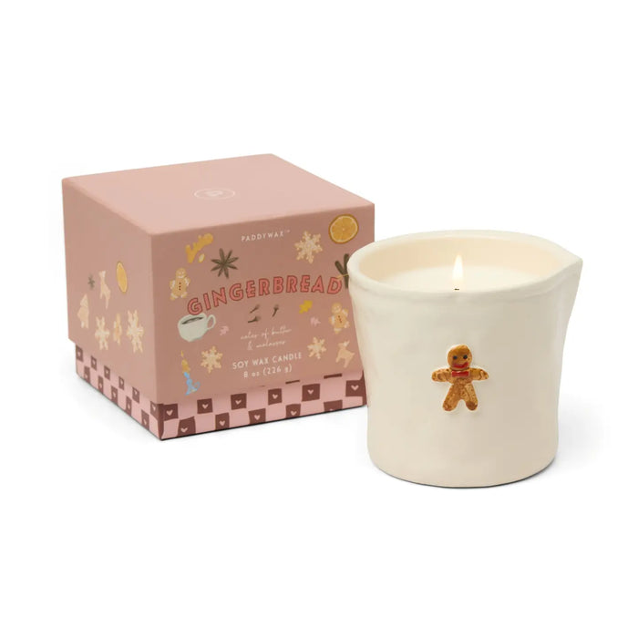 Paddywax Bistro Gingerbread Ceramic Candle