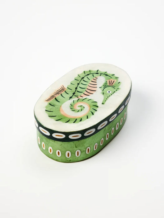 Preorder Mariner Seahorse Shell Box