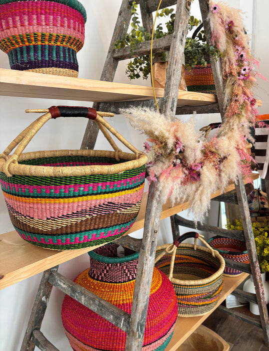 Baba Tree Large Round Basket