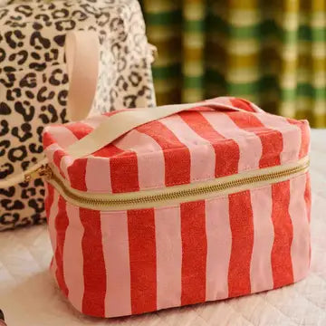 Rose in April Stripe Vanity Case