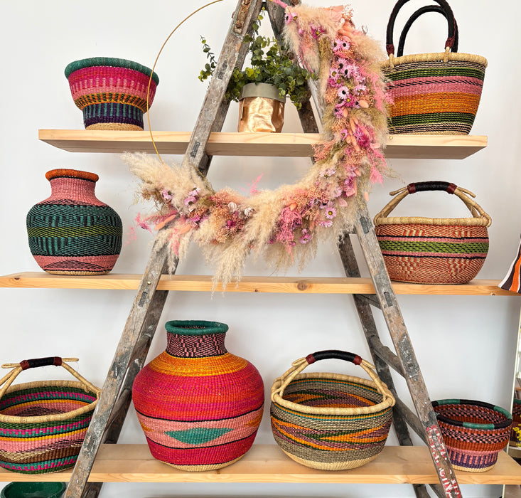 Baba Tree Large Round Basket