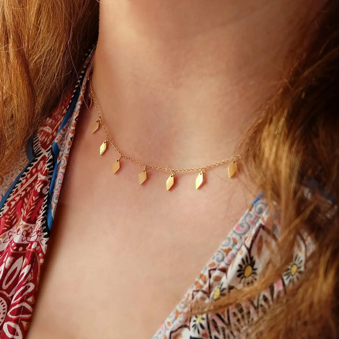 Drop Choker Necklace