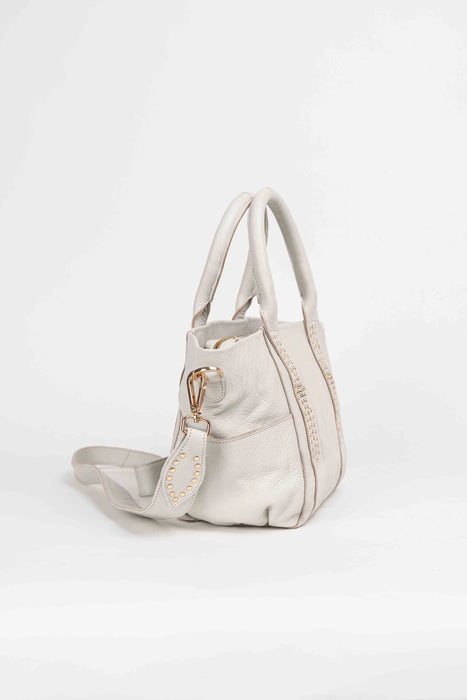 Ice White Leather Bag