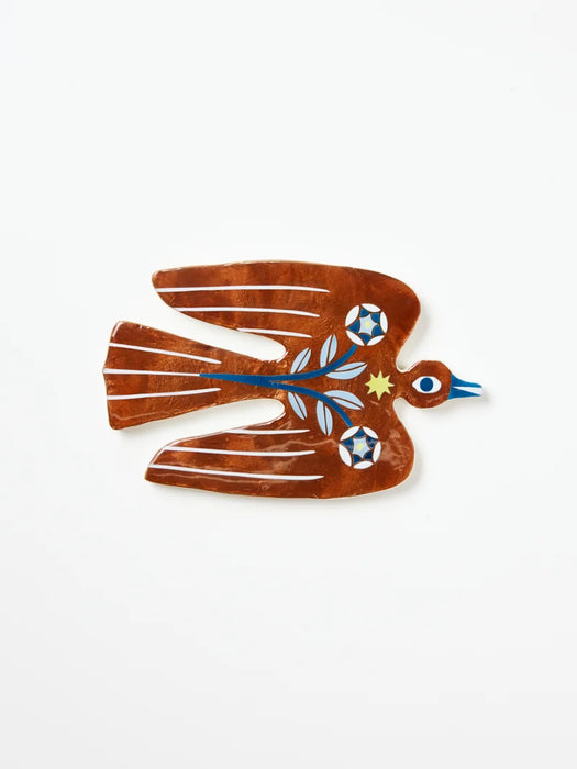 Paloma Brown Bird Shell Wall Tile