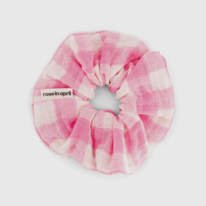Rose in April Hair Scrunchie
