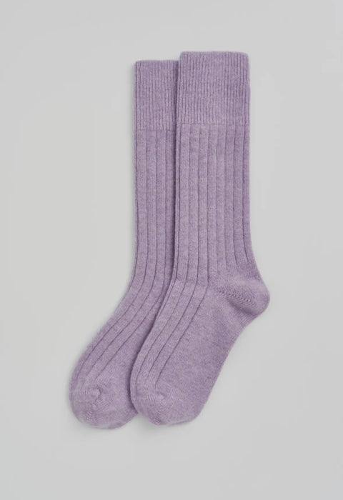 Pairs Soft Merino Socks Lilac